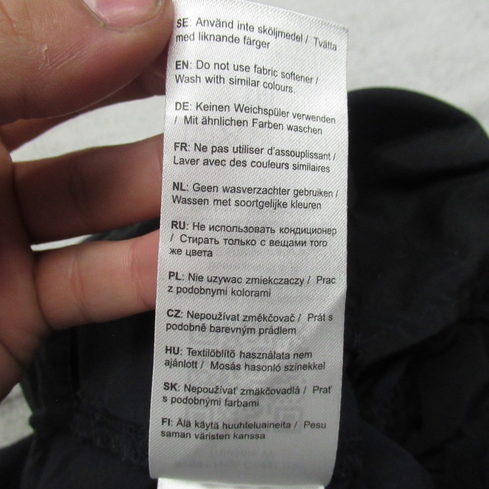 Fjallraven Pants Womens 2 Black Belted High Coast Trail Trousers Hiking 27x32 - Picture 15 of 16